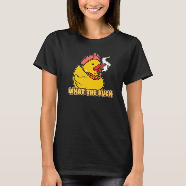 Camiseta Rubber Duckie What The Duck (Frente)