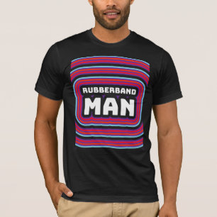CAMISETA RUBBERBAND MAN MENS 1970S ANIVERSÁRIO T-SHIRTS