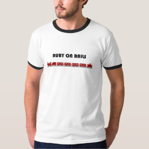 Camiseta rubi sobre trilhos