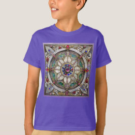 Camiseta Ruby, Ametist, Sapphire e Pearl Mandala