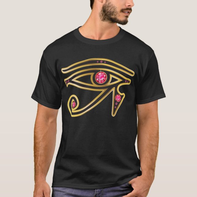 Camiseta Ruby Eye of Ra in Dourado T-Shirt (Frente)
