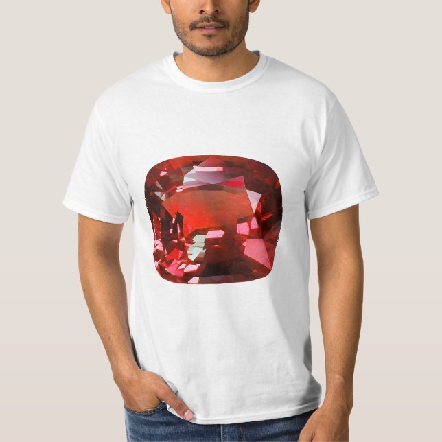 Camiseta Ruby Gemstone Red (Frente)