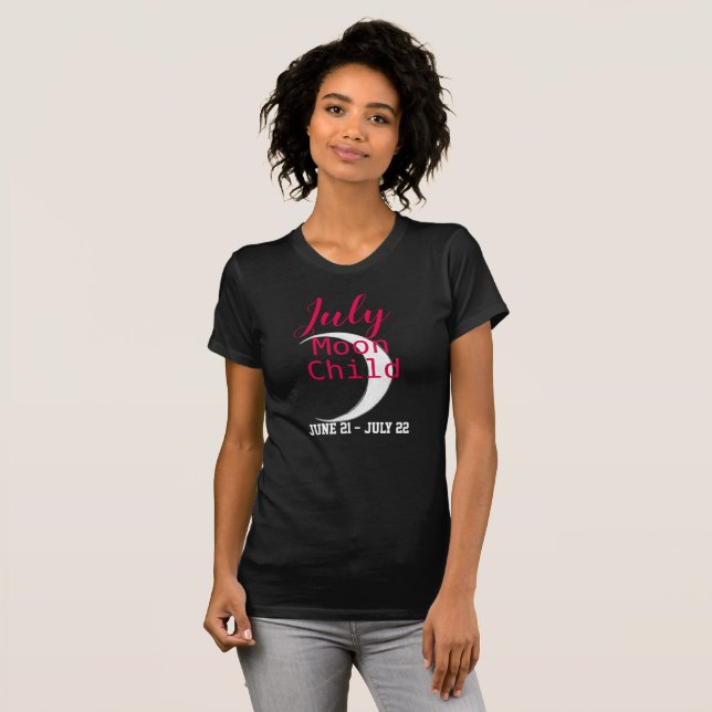 Camiseta Ruby Julho Zodiac Crescent (Frente Completa)