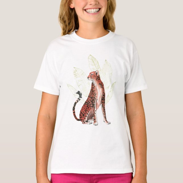 Camiseta Ruby Runner Leopard (Frente)