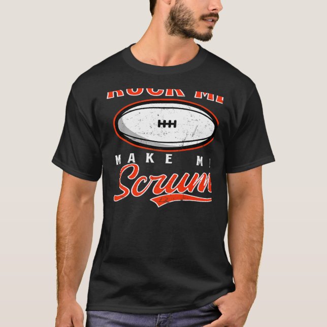 Camiseta Ruck Me Make Me Scrum Rugby   (Frente)