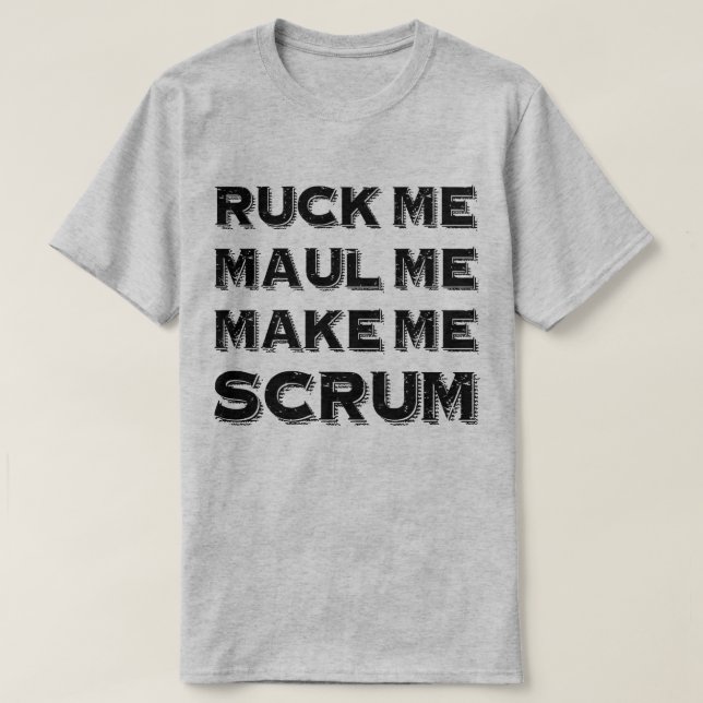 Camiseta Ruck me Maul me fazem-me o t-shirt do humor do (Frente do Design)