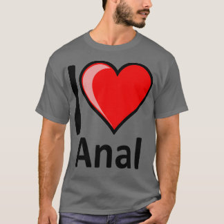 Camiseta Rude I Love Anal Merchandiss Secret Papais noeis V