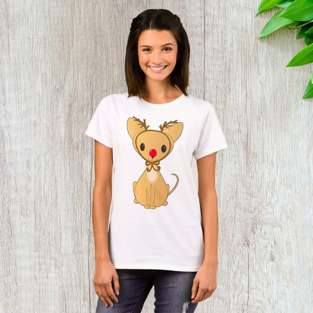 Camiseta Rudolf Chihuahua (Criador carregado)