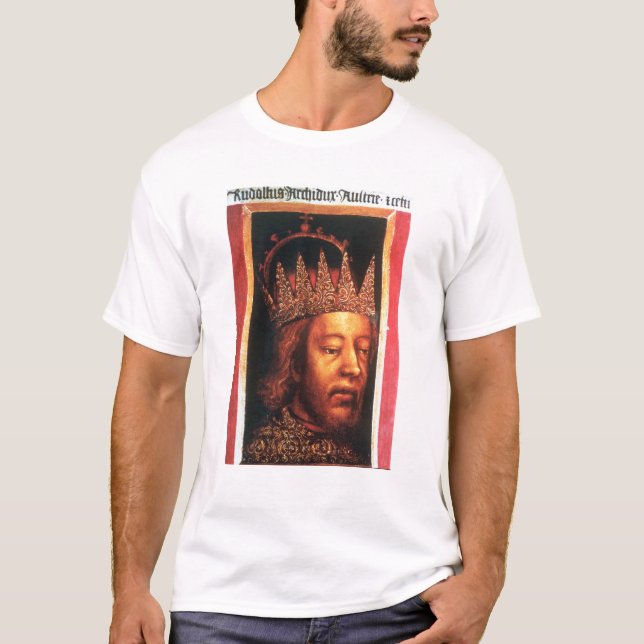 Camiseta Rudolf IV, imperador de Áustria e Tirol, c.1360 (Frente)