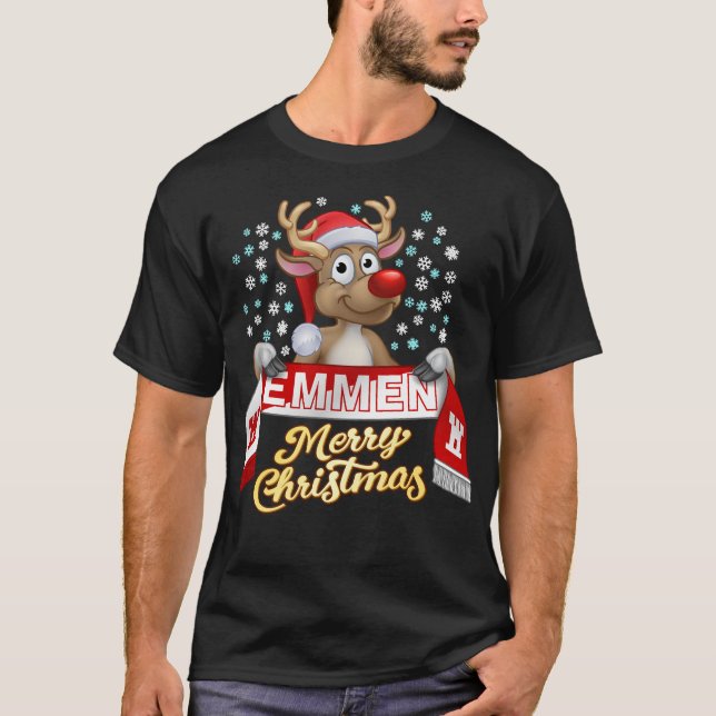 Camiseta Rudolf met FanSjaal Emmen T-shirt (Frente)