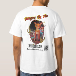 Camiseta Rudolf na Burger, pela ponte Lago Havasu, Az;