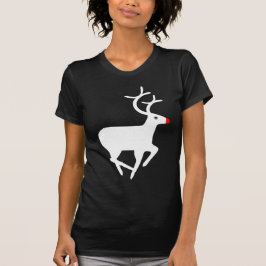 Camiseta Rudolf, Reindeer Vermelho Nosed