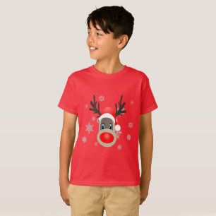 Camiseta Rudolf - renas de Natal
