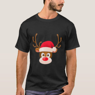 Camiseta Rudolph A Reindeer Vermelha Natal Pajama Gir