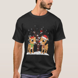 Camiseta Rudolph E Clarice Reindeer