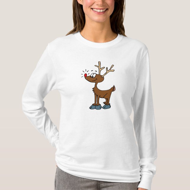 Camiseta Rudolph feliz (Frente)