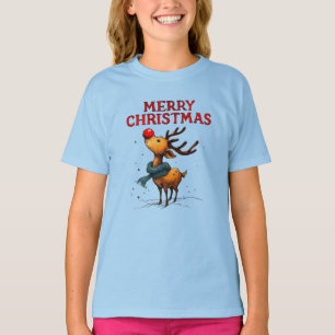 Camiseta Rudolph na Neve – Edição Feliz Natal