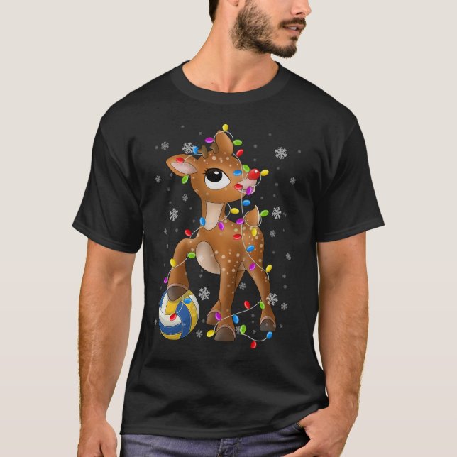 Camiseta Rudolph O Natal Da Nose Vermelha (Frente)