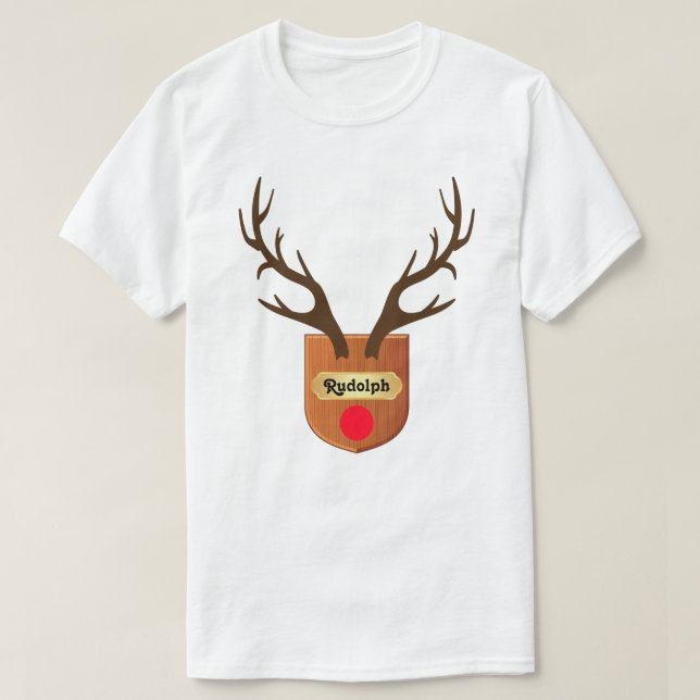 Camiseta Rudolph Plaque T-Shirt (Frente do Design)