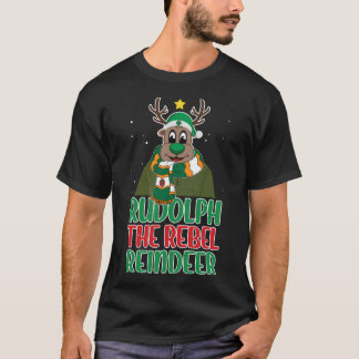 Camiseta Rudolph The Rebel Reindeer