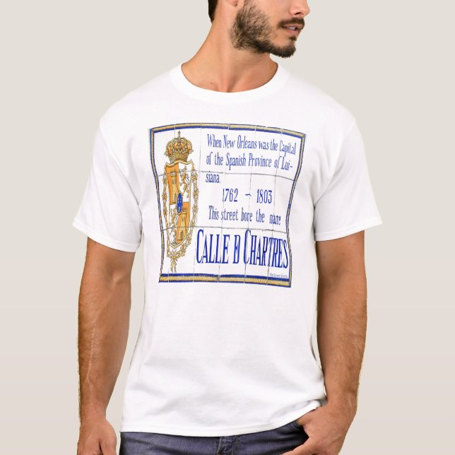 Camiseta Rue Chartres Azulejo Mural (Frente)