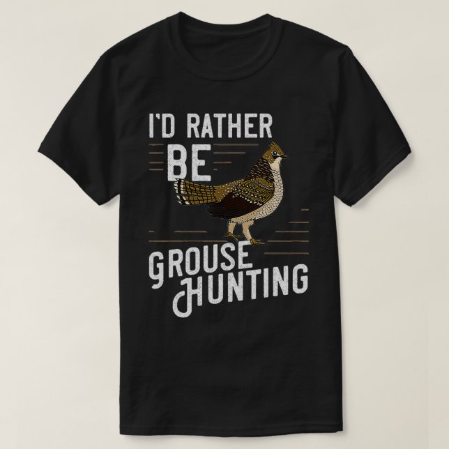 Camiseta Ruffed Grouse Bird Gift Hunting Spruce Grouse  (Frente do Design)