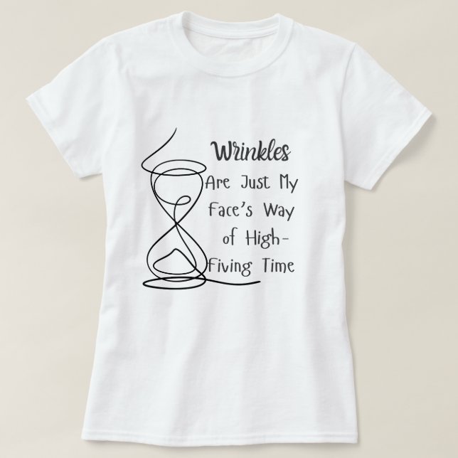 Camiseta Rugas - Cinco Vezes Alta (Frente do Design)