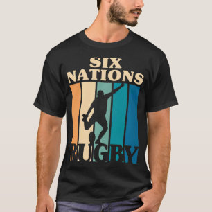 Camiseta Rugby 6 Nações Inglaterra França Wales Scotland It