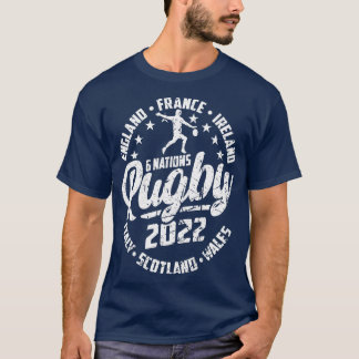 Camiseta Rugby 6 Nações Inglaterra França Wales Scotland It