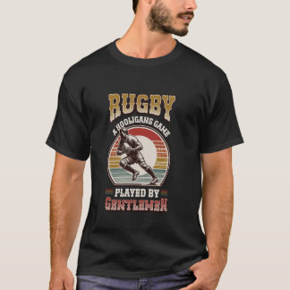 Camiseta Rugby A Hooligans Game Played By Gentlemen Rugby P