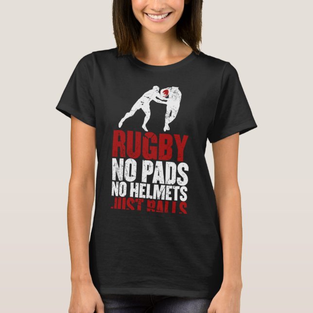 Camiseta Rugby Bola Jogadores E Ventiladores (Frente)