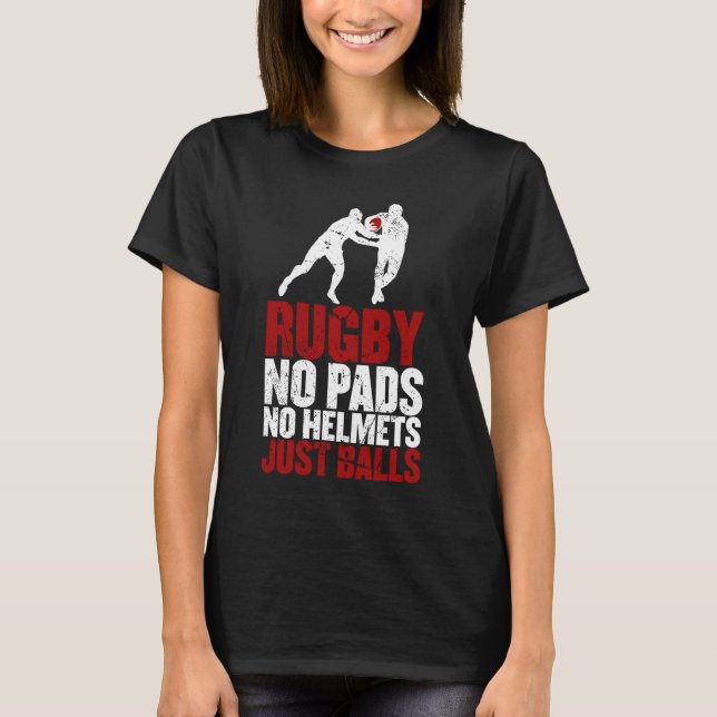 Camiseta Rugby Bola Jogadores E Ventiladores (Frente)