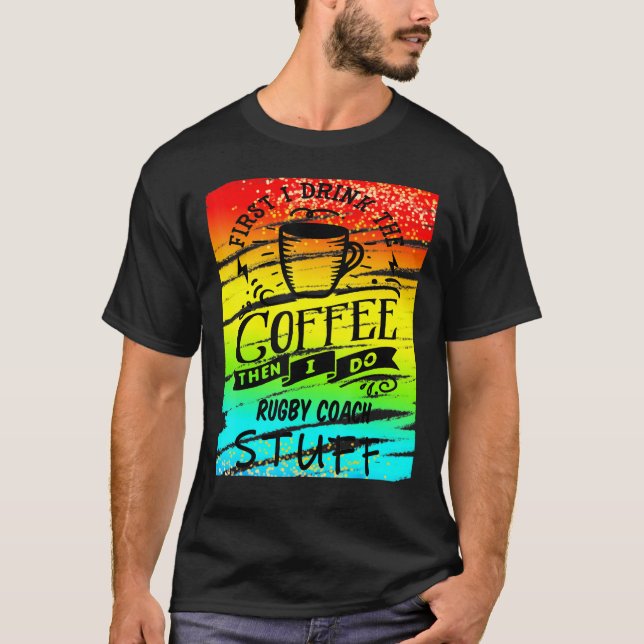 Camiseta Rugby Coach Coffee (Frente)