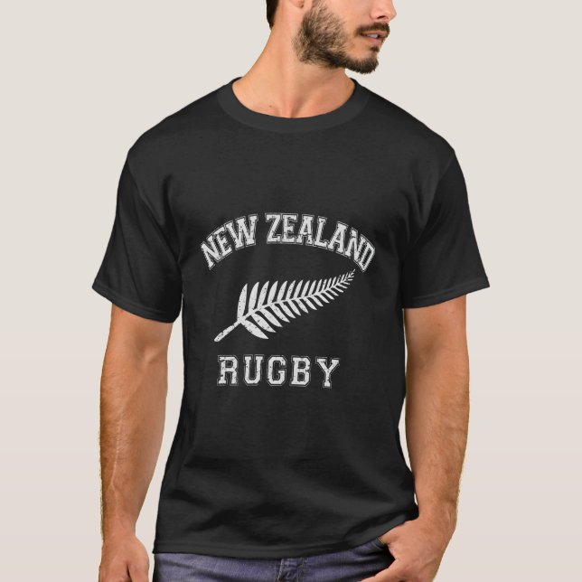 Camiseta Rugby da Nova Zelândia (Frente)