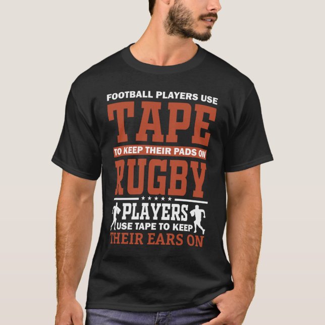 Camiseta Rugby Fan Engraçado Rugby Dizendo (Frente)
