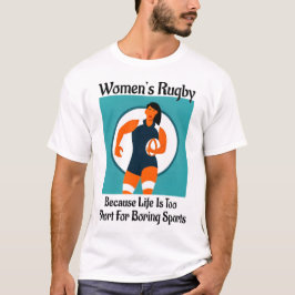 Camiseta Rugby feminino - Unisex Rugby T-Shirt