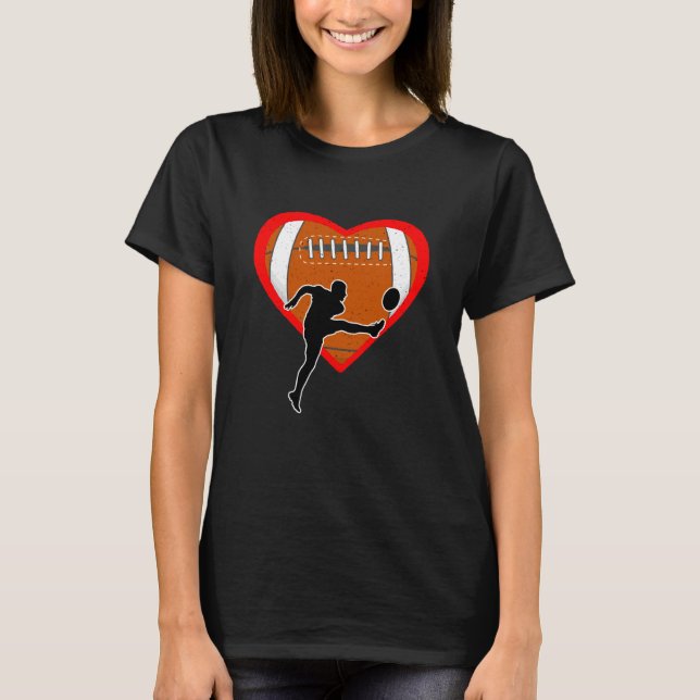 Camiseta Rugby Heart Sport Love Anti Valentines Day (Frente)