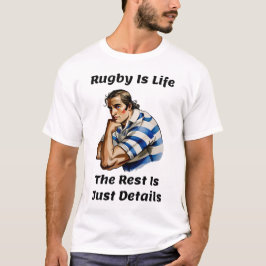 Camiseta Rugby Is Life - Unisex Rugby T-Shirt