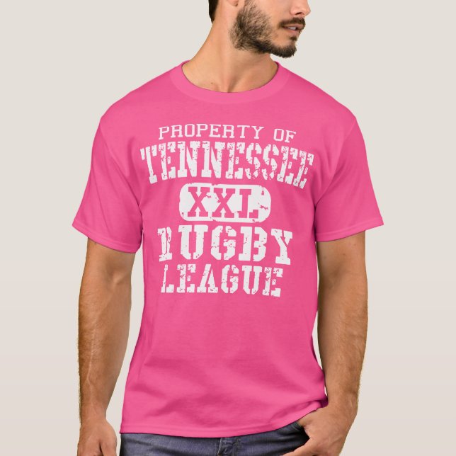 Camiseta Rugby League Propriedade Do Tennessee Rugby Club (Frente)