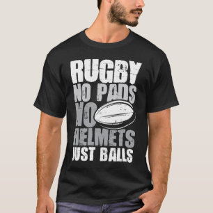 Camiseta Rugby No Pads No Helmet Apenas Bolas - Rugby