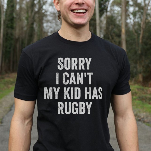 Camiseta Rugby Pai Rugby Mãe Pai Engraçado (Criador carregado)
