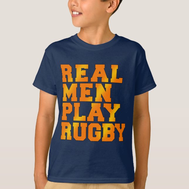 Camiseta Rugby real do jogo dos homens (Frente)