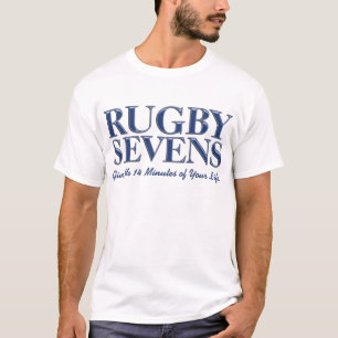 Camiseta Rugby Sevens Azul Dê 14 Minutos De Sua Vida