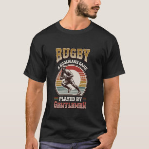Camiseta Rugby Um Jogo de Hooligans Jogados Por Cavalheiros