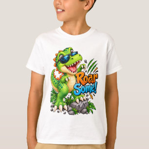 Camiseta Ruge algum dinossauro
