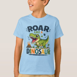 Camiseta Ruge Como um Dinossauro