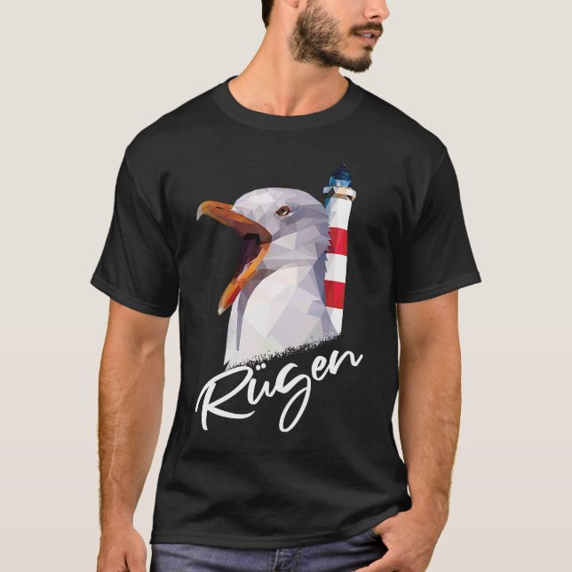 Camiseta Rügen Island Baltic Sea Holiday Seagull Rüganer Li (Frente)