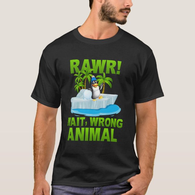 Camiseta Rugido Aguardo Animal Errado (Frente)