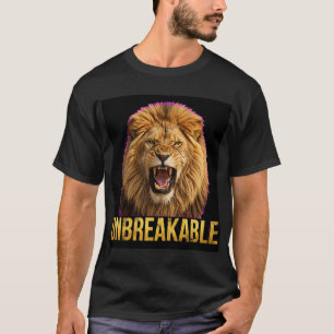 Camiseta Rugido de Leão INQUEBRÁVEL - Leão Destemido K
