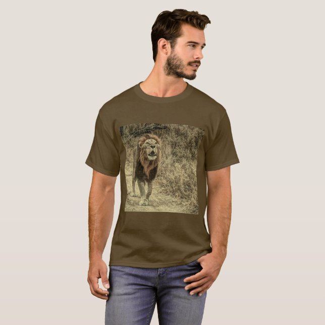 Camiseta Rugido do leão (Frente Completa)
